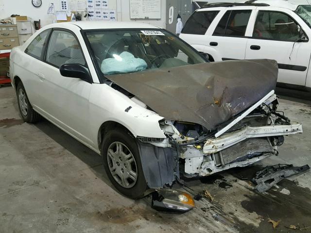 1HGEM22512L000171 - 2002 HONDA CIVIC LX WHITE photo 1