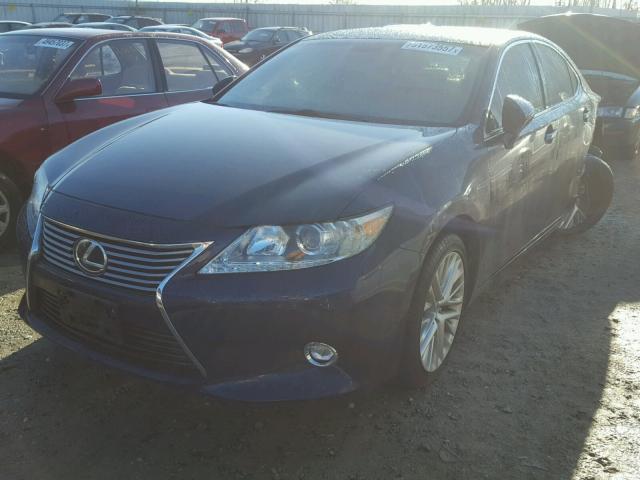 JTHBK1GGXE2113119 - 2014 LEXUS ES 350 BLUE photo 2