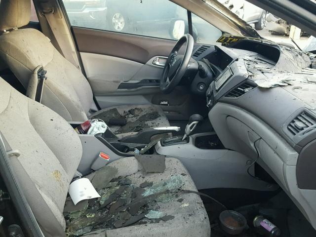 19XFB2F87CE072189 - 2012 HONDA CIVIC EX შავი ფოტო 5