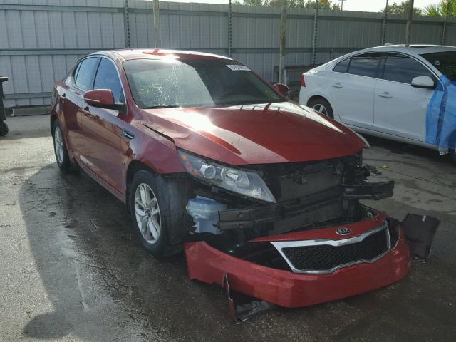 KNAGM4A74B5184481 - 2011 KIA OPTIMA LX RED photo 1