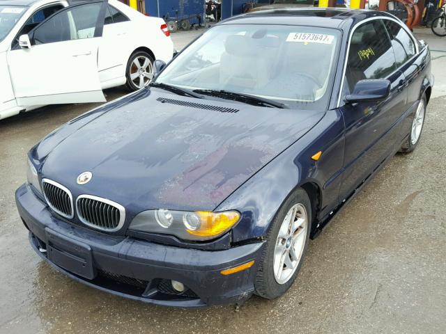 WBABD334X4PL01334 - 2004 BMW 325 CI BLUE photo 2