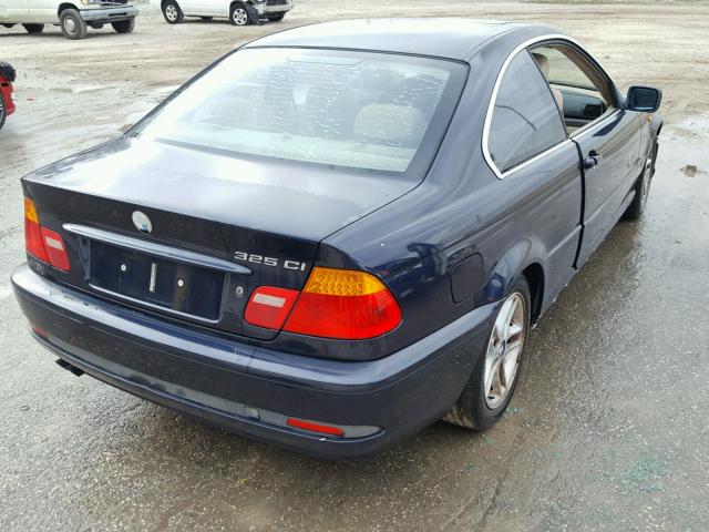 WBABD334X4PL01334 - 2004 BMW 325 CI BLUE photo 4