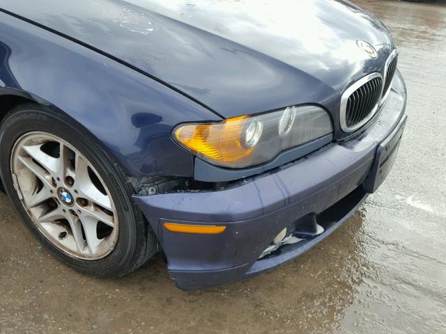 WBABD334X4PL01334 - 2004 BMW 325 CI BLUE photo 9