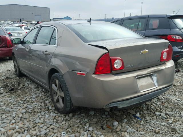 1G1ZJ57B38F268678 - 2008 CHEVROLET MALIBU 2LT BEIGE photo 3