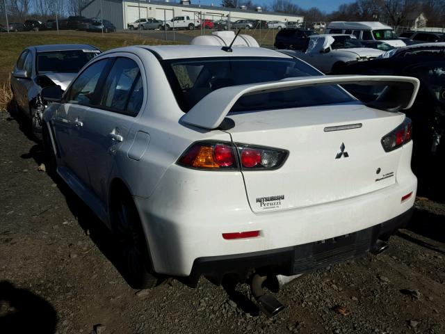 JA32W8FV0FU004851 - 2015 MITSUBISHI LANCER EVO WHITE photo 3