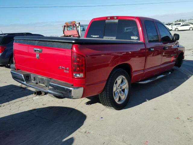 1D7HU18236J247816 - 2006 DODGE RAM 1500 S RED photo 4