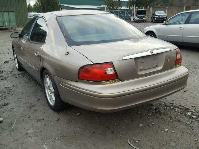 1MEFM50UX2G610446 - 2002 MERCURY SABLE GS TAN photo 3