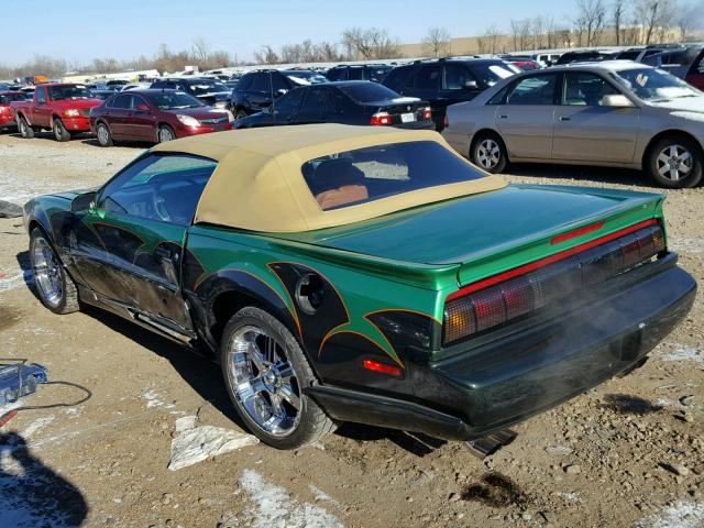 1G2FW33F7ML243131 - 1991 PONTIAC FIREBIRD T BLACK photo 3