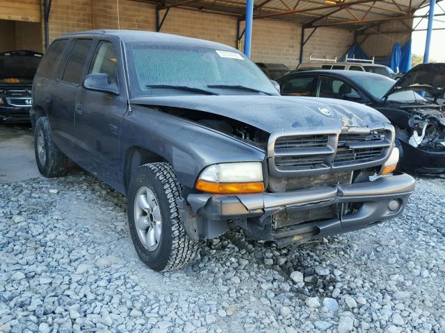 1D4HR38N53F517387 - 2003 DODGE DURANGO SP GRAY photo 1