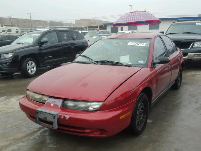 1G8ZF5286XZ242118 - 1999 SATURN SL RED photo 2