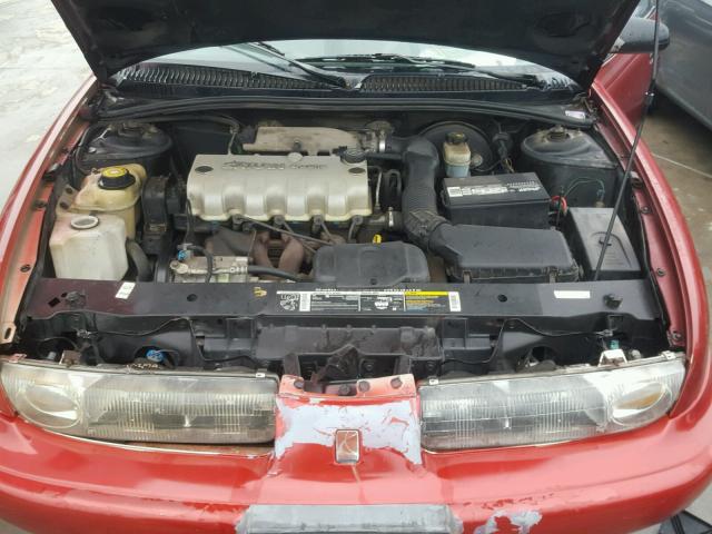 1G8ZF5286XZ242118 - 1999 SATURN SL RED photo 7