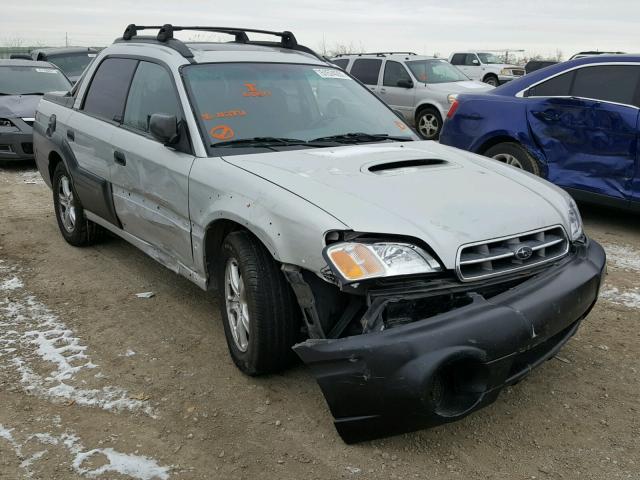 4S4BT62C337112731 - 2003 SUBARU BAJA SPORT SILVER photo 1