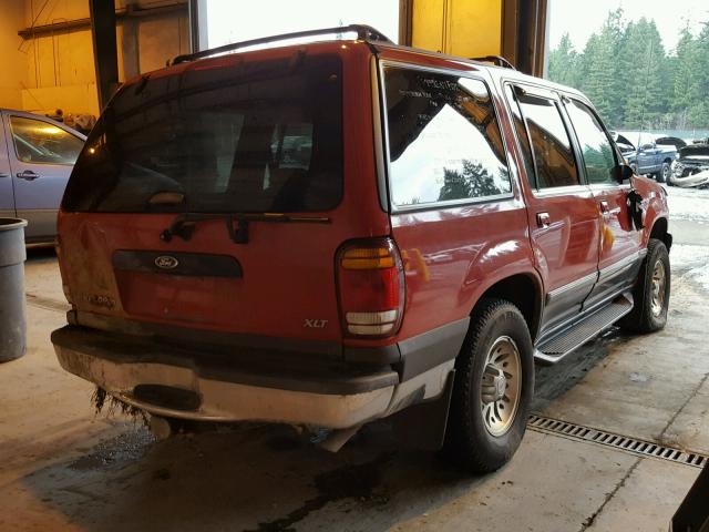 1FMZU34E3XZB35042 - 1999 FORD EXPLORER RED photo 4