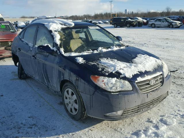 KMHDU46D79U686269 - 2009 HYUNDAI ELANTRA GL BLUE photo 1