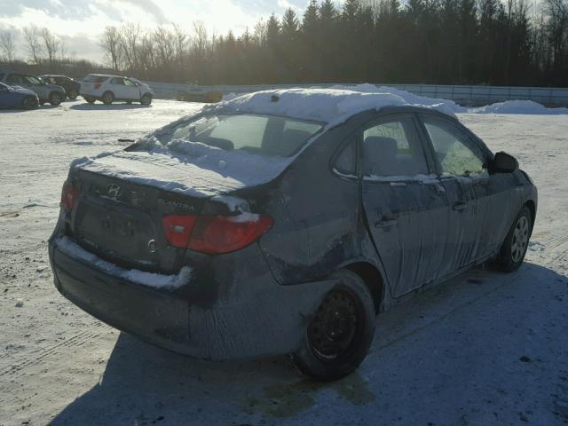 KMHDU46D79U686269 - 2009 HYUNDAI ELANTRA GL BLUE photo 4