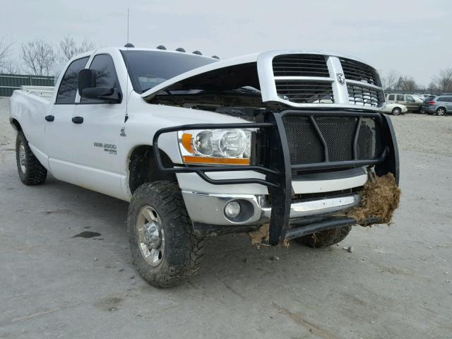 1D7KS28C36J122258 - 2006 DODGE RAM 2500 S WHITE photo 1