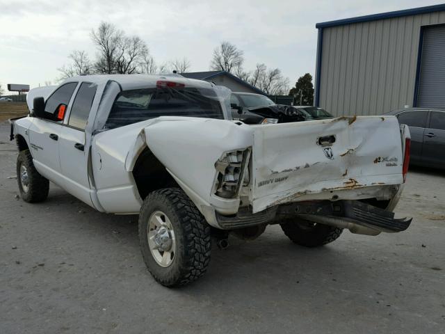 1D7KS28C36J122258 - 2006 DODGE RAM 2500 S WHITE photo 3