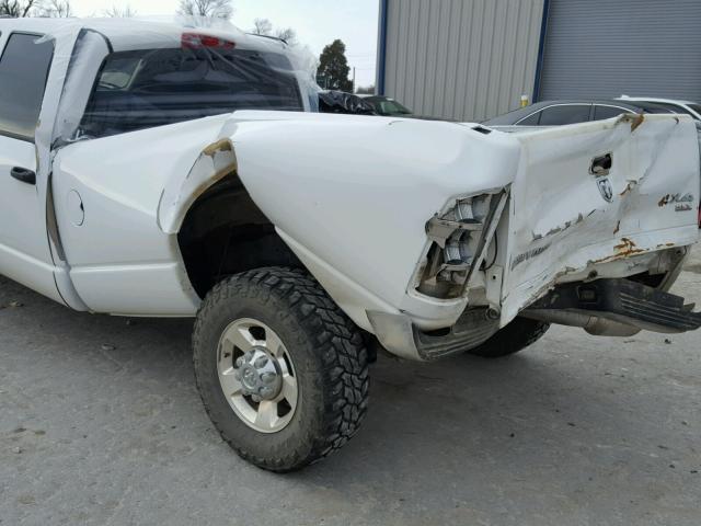 1D7KS28C36J122258 - 2006 DODGE RAM 2500 S WHITE photo 9