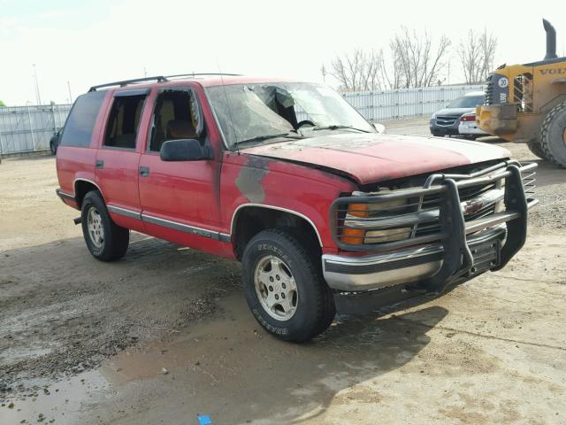 1GNEK13R7VJ345812 - 1997 CHEVROLET TAHOE K150 RED photo 1