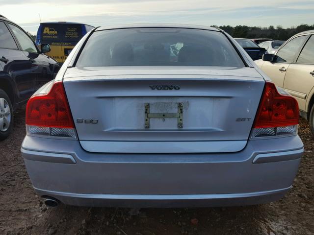 YV1RS592162501120 - 2006 VOLVO S60 2.5T SILVER photo 9