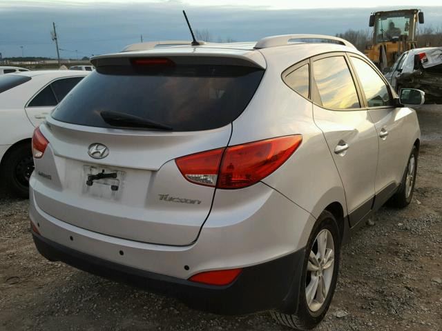 KM8JU3AC2CU417518 - 2012 HYUNDAI TUCSON GLS SILVER photo 4