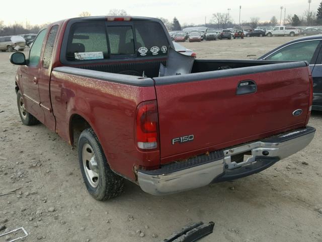 1FTZX17211NB58156 - 2001 FORD F150 MAROON photo 3