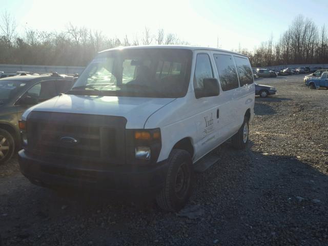 1FBNE31L29DA79084 - 2009 FORD ECONOLINE WHITE photo 2