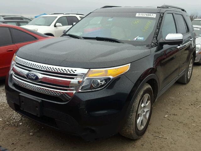 1FM5K7B8XDGA45211 - 2013 FORD EXPLORER BLACK photo 2