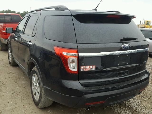 1FM5K7B8XDGA45211 - 2013 FORD EXPLORER BLACK photo 3