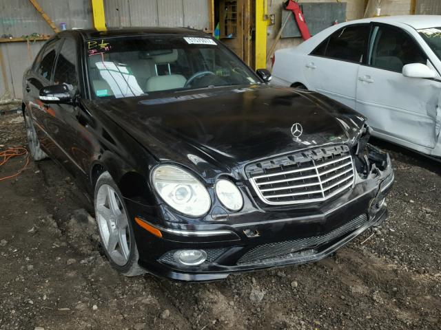 WDBUF56X17B053238 - 2007 MERCEDES-BENZ E 350 BLACK photo 1