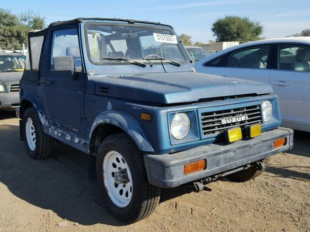 JS4JC51C2J4237923 - 1988 SUZUKI SAMURAI BLUE photo 1