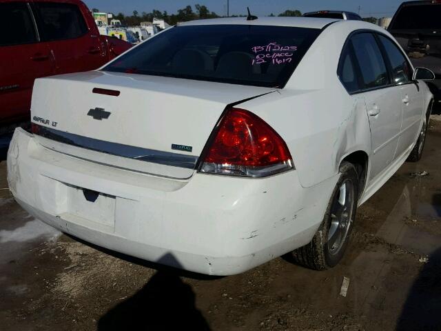 2G1WG5EK4B1283595 - 2011 CHEVROLET IMPALA LT WHITE photo 4