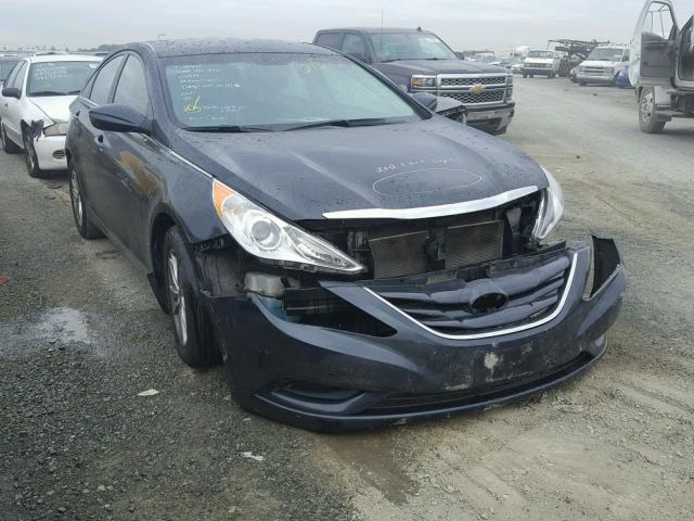 5NPEB4AC1CH432166 - 2012 HYUNDAI SONATA GLS BLUE photo 1