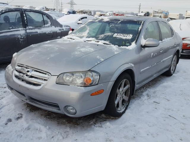 JN1DA31A33T407257 - 2003 NISSAN MAXIMA GLE SILVER photo 2