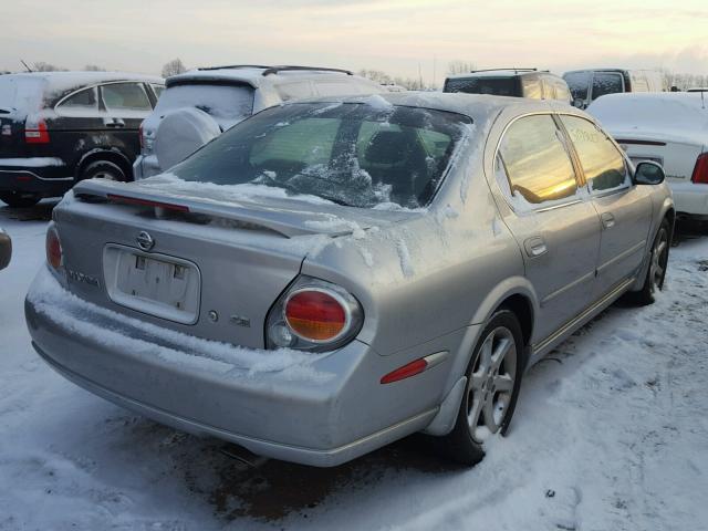 JN1DA31A33T407257 - 2003 NISSAN MAXIMA GLE SILVER photo 4