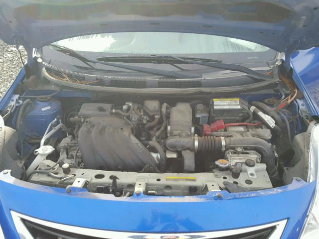 3N1CN7AP0DL848491 - 2013 NISSAN VERSA S BLUE photo 7