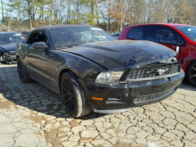 1ZVBP8EM5B5129224 - 2011 FORD MUSTANG BLACK photo 1