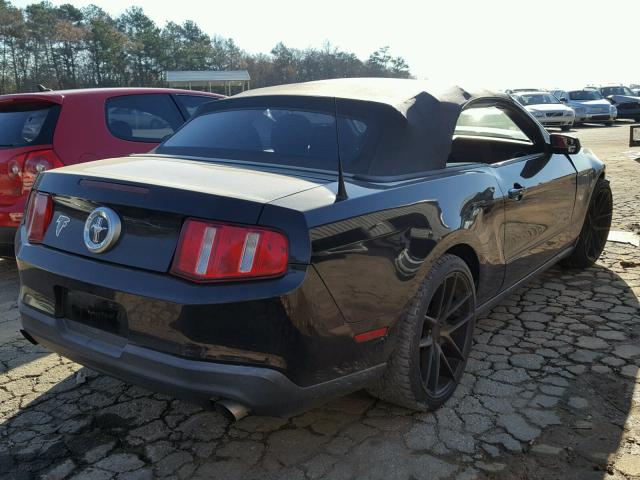 1ZVBP8EM5B5129224 - 2011 FORD MUSTANG BLACK photo 4