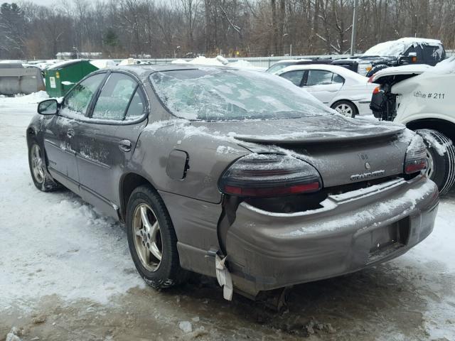 1G2WP52K22F291560 - 2002 PONTIAC GRAND PRIX BROWN photo 3