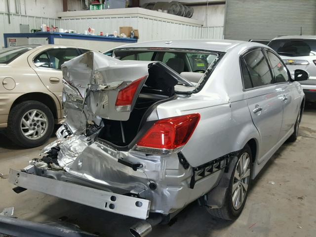 4T1BK3DB5BU379441 - 2011 TOYOTA AVALON BAS SILVER photo 4