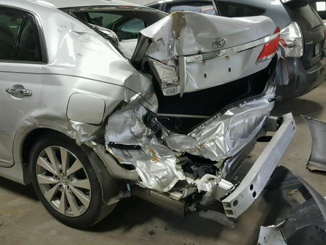 4T1BK3DB5BU379441 - 2011 TOYOTA AVALON BAS SILVER photo 9