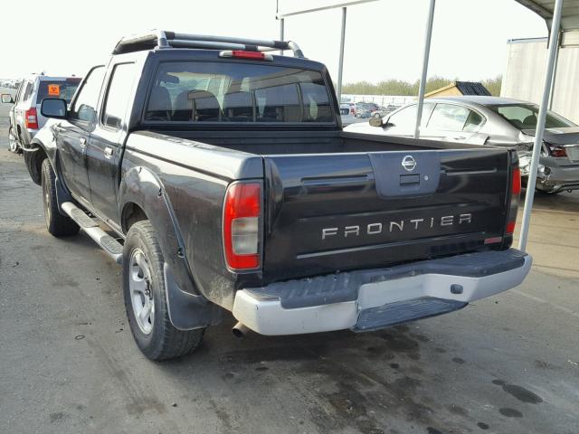 1N6MD27TX3C450837 - 2003 NISSAN FRONTIER C BLACK photo 3