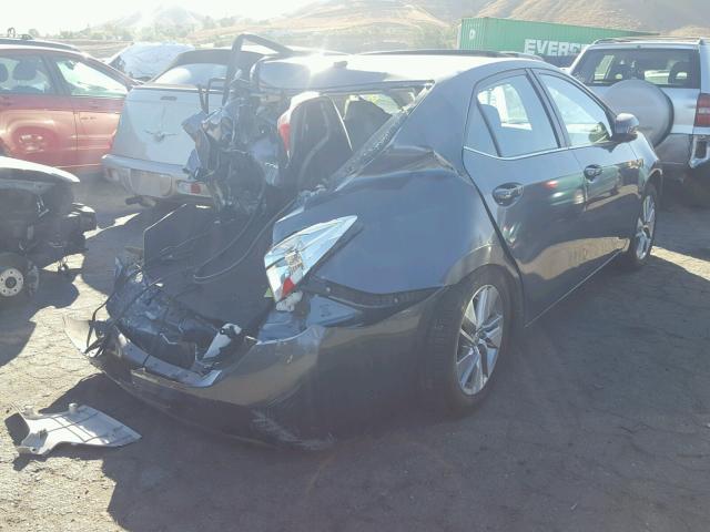 5YFBPRHE8EP037920 - 2014 TOYOTA COROLLA EC 蓝色 照片 4