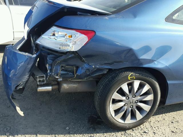 2HGFG12859H522499 - 2009 HONDA CIVIC EX 蓝色 照片 9