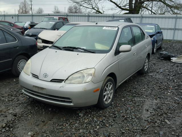 JT2BK18U130082253 - 2003 TOYOTA PRIUS SILVER photo 2