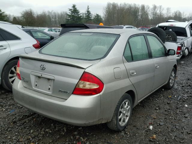 JT2BK18U130082253 - 2003 TOYOTA PRIUS SILVER photo 4