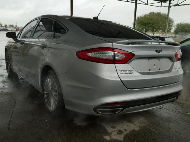 3FA6P0K98GR179695 - 2016 FORD FUSION TIT SILVER photo 3