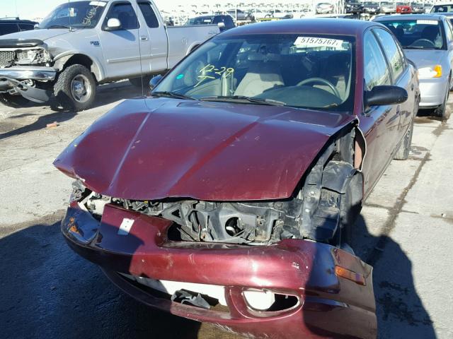 1G8ZH52862Z151529 - 2002 SATURN SL1 RED photo 10