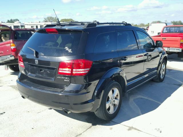 3D4PG5FV3AT264671 - 2010 DODGE JOURNEY SX BLACK photo 4