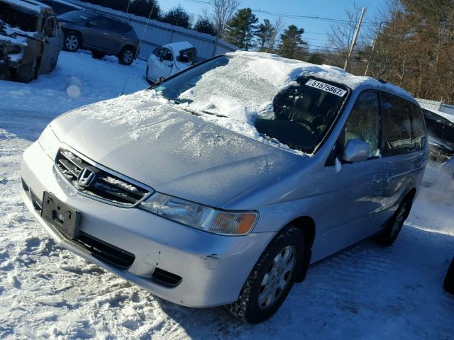 5FNRL18703B080363 - 2003 HONDA ODYSSEY EX SILVER photo 2